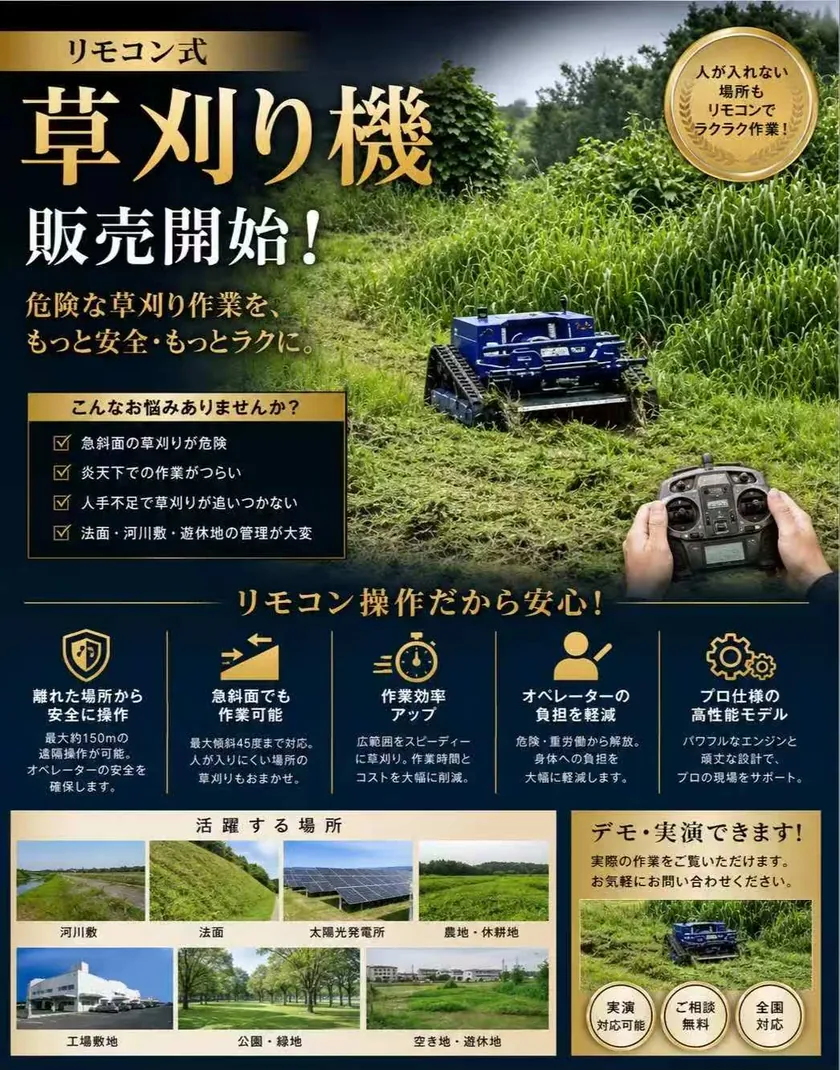 Remote Brush Cutter